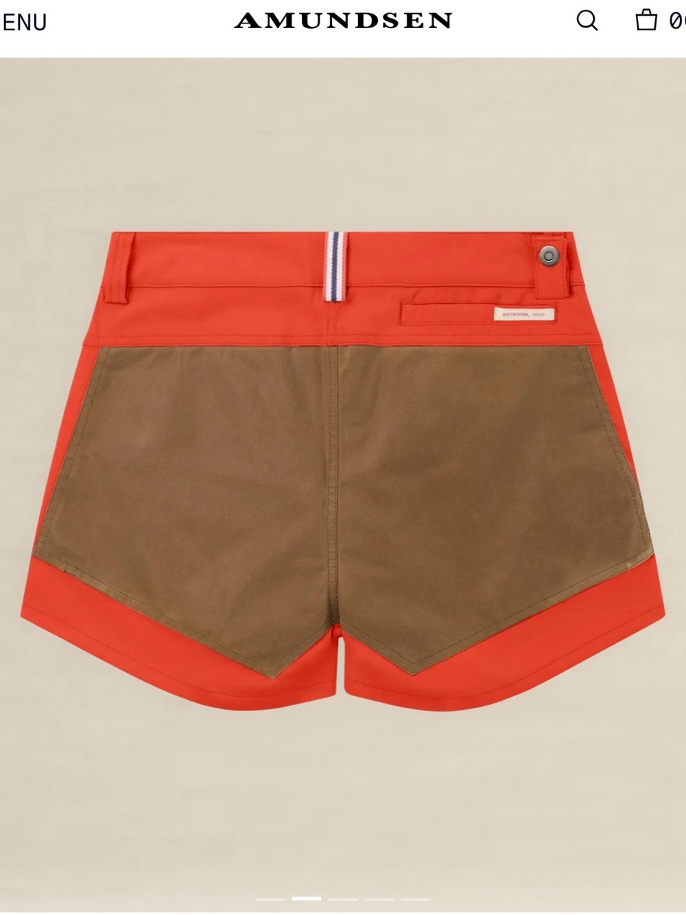 AMUNDSEN 5INCHER FIELD SHORTS WOMENS RED CLAY TAN NWT SZ XS - Picture 2 of 11